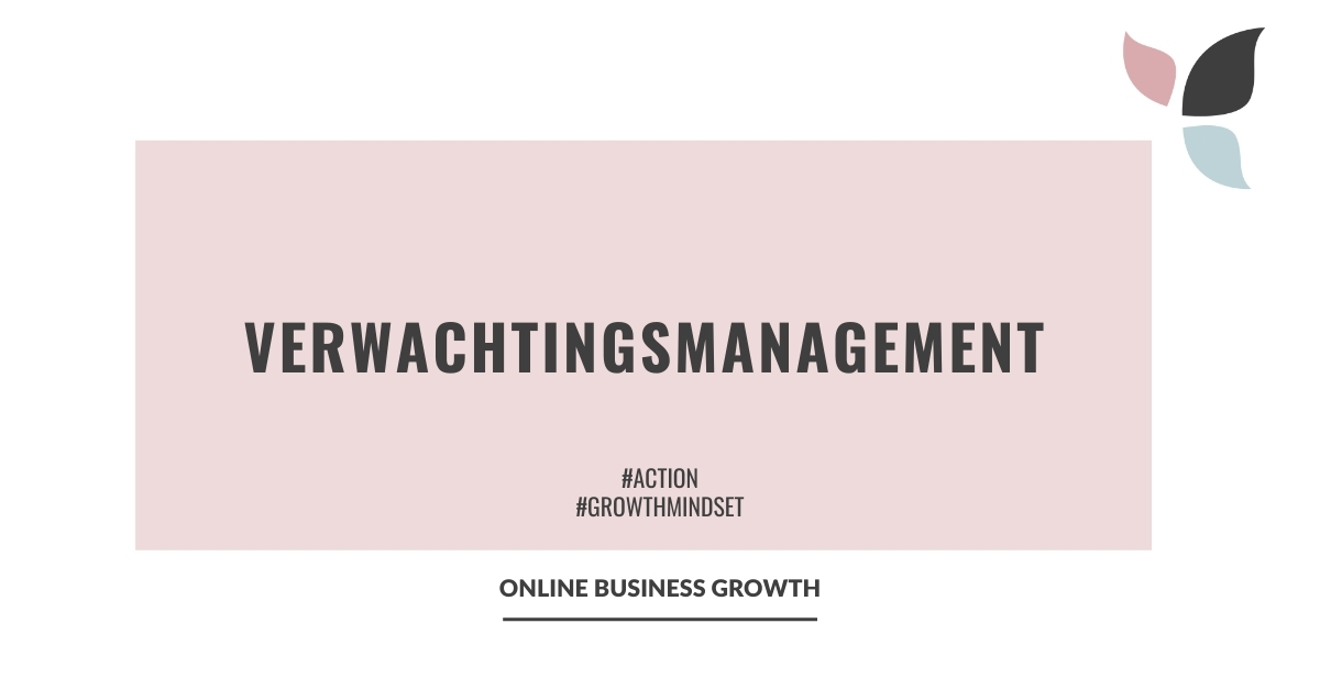 Verwachtingsmanagement Online Business Growth